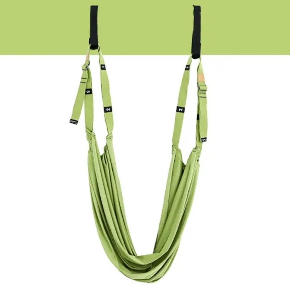 Aerial Yoga Belt Leg Stretching Inversion Pilates NIP Green